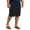thumbnail image 1 of Big and Tall Essentials by DXL Men's Quick-Dry Swim Trunks, Black, 5XL, 1 of 4