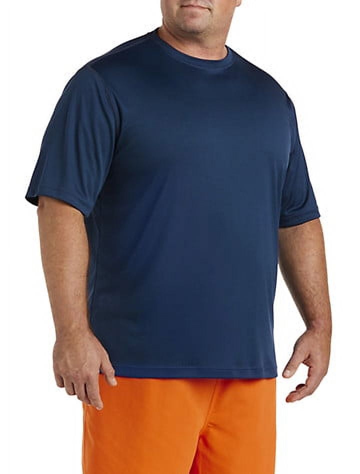 Big and Tall Essentials by DXL Men's QuickDrying Swim TShirt, Navy