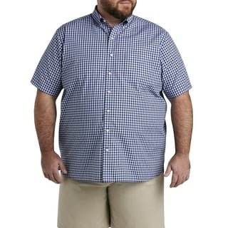 Big Men's Short Sleeve Microfiber Shirt - Walmart.com