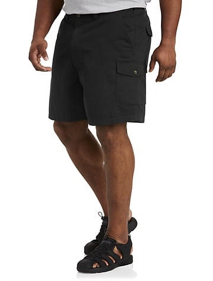 Men's Big & Tall True Nation Broken-In Twill Cargo Shorts, Size: 54, Green