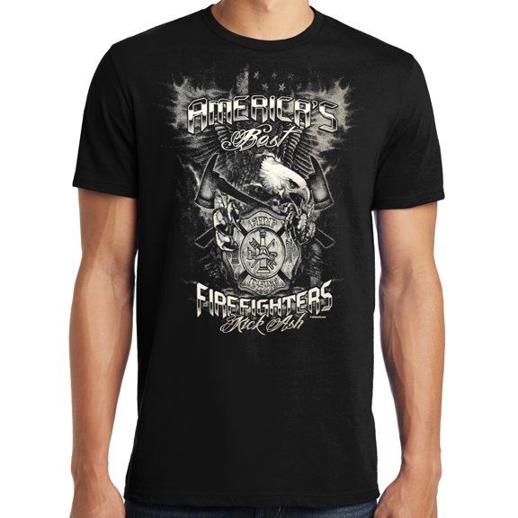 Big and Tall Firefighters Kick Ash