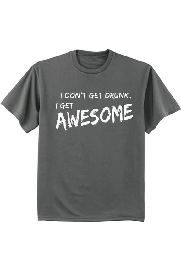 Big and Tall Graphic Tee Awesome Drunk Beer T-shirt