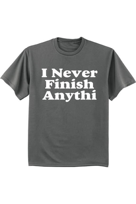 Big and Tall Graphic Tee Procrastinate Lazy Funny T-shirt