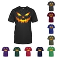 thumbnail image 1 of Big and Tall Halloween Tshirt for Men Seasonal Graphic Tee for Casual Short Sleeve Halloween Print Top with Comfortable and Versatile Black XXL, 1 of 3