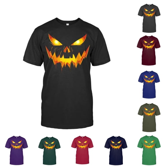 Big and Tall Halloween Tshirt for Men Seasonal Graphic Tee for Casual Short Sleeve Halloween Print Top with Comfortable and Versatile Black XXL