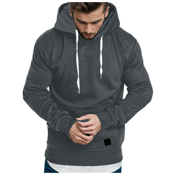 Big and Tall Hoodie for Men, Heavyweight Pullover Sweatshirt, Relaxed Fit Mens Work Hoodies Mens Sweaters and Pullovers