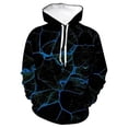 thumbnail image 1 of Big and Tall Hoodies for Men Vintage Outdoor Sweatshirt for Men Long Sleeve Drawstring Hood Kangaroo Pocket Blue 5XL, 1 of 3