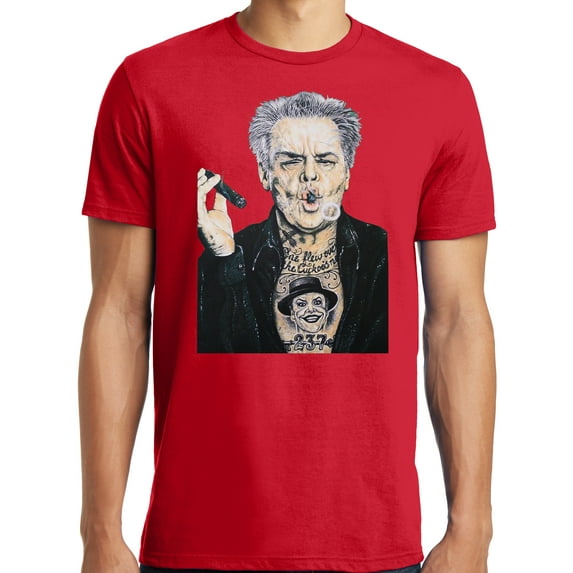 Big and Tall Jack Nicholson Tattoos and Cigar