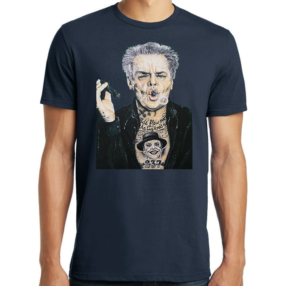 Big and Tall Jack Nicholson Tattoos and Cigar