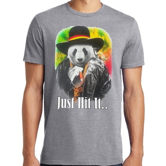 Big and Tall Just Hit It Rasta Pimp Panda