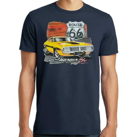 Big and Tall Licensed Charger R/T Route 66 Design