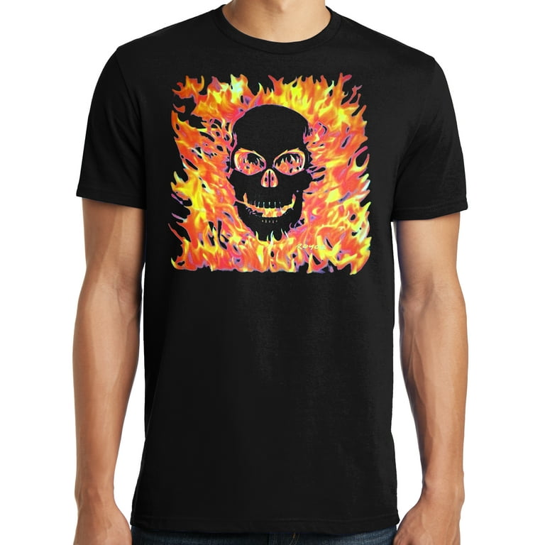 Liquid blue skull outlet t shirts
