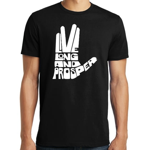 Big and Tall Live Long and Prosper Vulcan Spock Salute