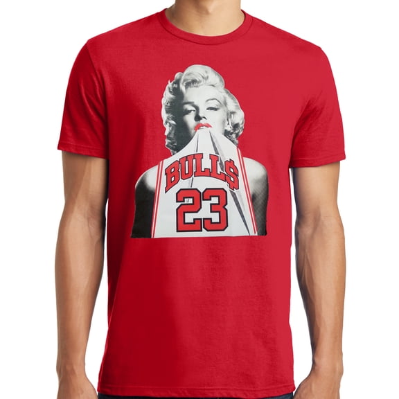 Big and Tall Marilyn Wearing a 23 Michael Jersey