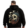 thumbnail image 1 of Big and Tall Men Hoodie Plus Size Hooded Sweatshirt Fleece Pullover 2XL H2 5KPD G11, 1 of 8