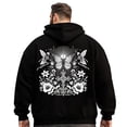 thumbnail image 1 of Big and Tall Men Hoodie Plus Size Hooded Sweatshirt Fleece Pullover 2XLT H2 5KPA G03, 1 of 8