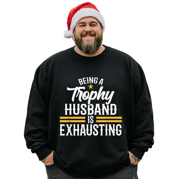 Big and Tall Men Sweatshirt Fleece Sweatshirt Long Sleeve T Shirt Pullover 3XLT L0 5KP8 W16