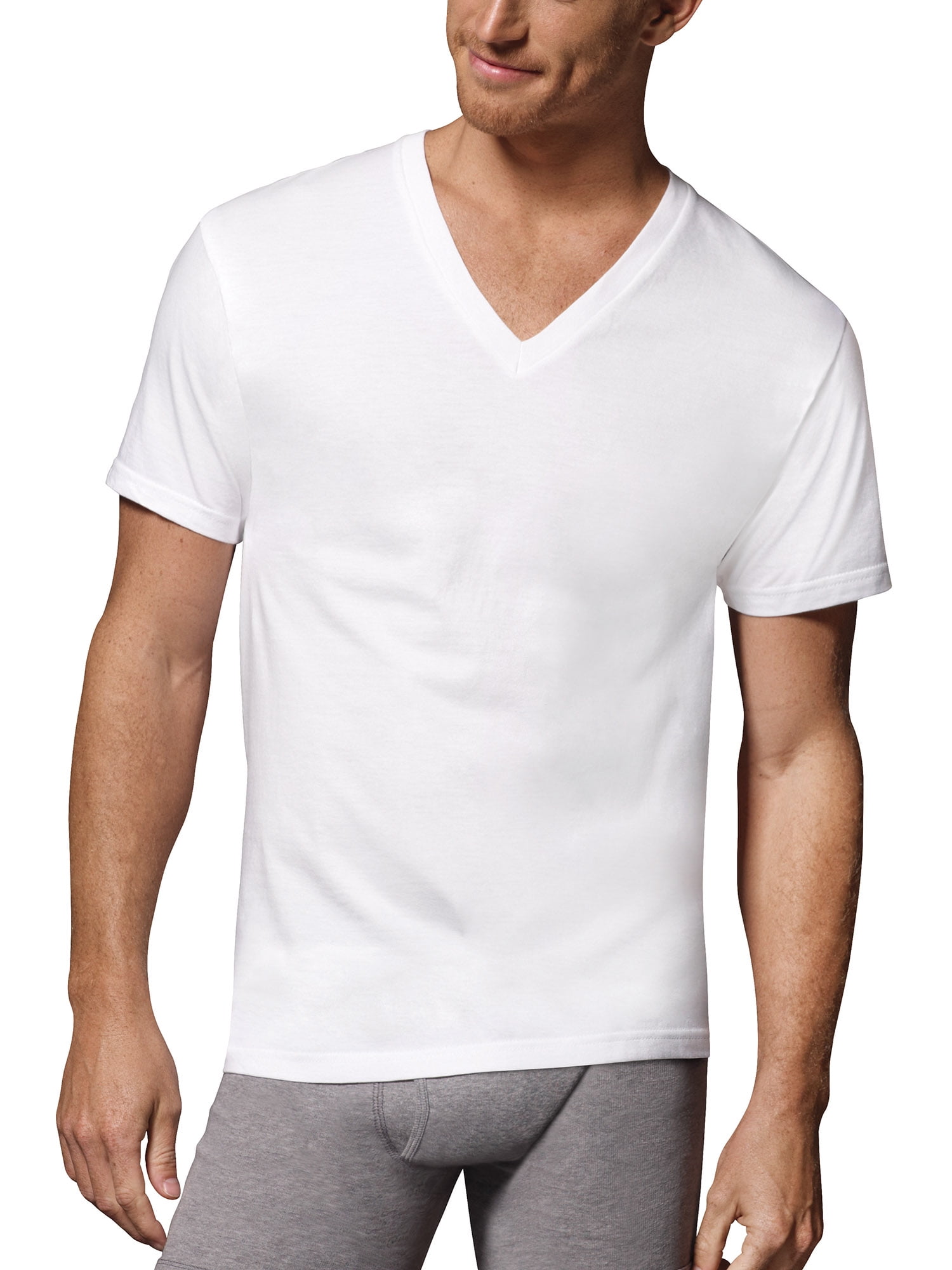 Big and Tall Men's 3 Pack V-Neck - Walmart.com