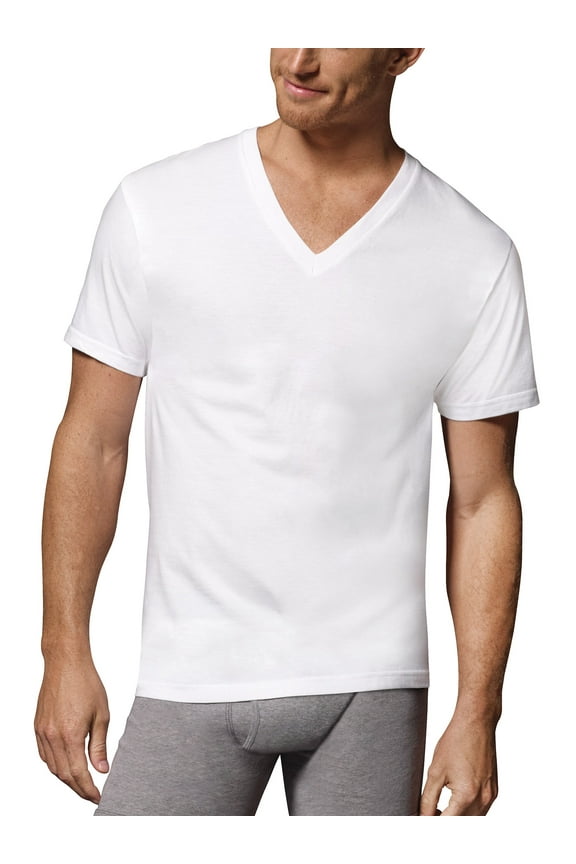 Big and Tall Men's 3 Pack V-Neck