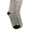 thumbnail image 1 of Big and Tall Men's Crew Socks Midweight Cotton Blend in Fashionable Heather Colors, 1 of 3