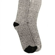 Big and Tall Mens Crew Socks Midweight Cotton Blend in Fashionable Heather Colors