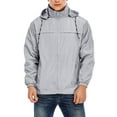 thumbnail image 1 of Big and Tall Men's Hooded Jackets Zip Up Jacket Camo Sweatshirt Hooded Windbreaker Jacket Coat Outwear M-6XL, 1 of 8