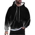 thumbnail image 1 of Big and Tall Men's Hoodies Funny 3D Printed Oversized Casual Hooded Shirts Trendy Streetwear Workout Fitness Outfits Fall, 1 of 5