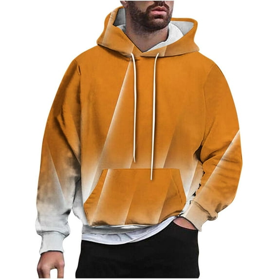 Big and Tall Men's Hoodies Funny 3D Printed Oversized Casual Hooded Shirts Trendy Streetwear Workout Fitness Outfits Fall