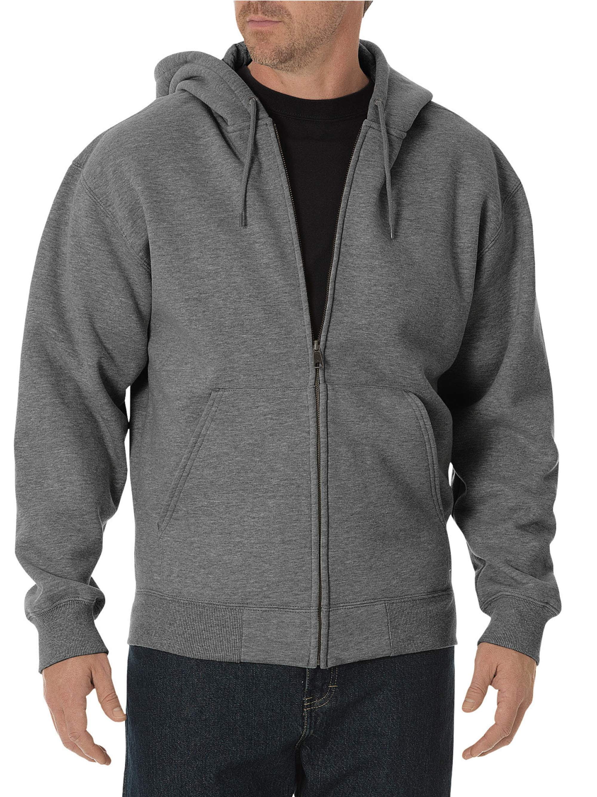 Big and Tall Men's Midweight Fleece Full Zip Hoodie