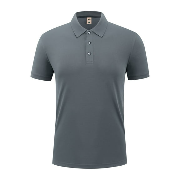 Big and Tall Men's Polos Shirts with Short Sleeve, Casual Golf Shirts Fit Tops,,Dark Gray,Size XL