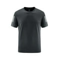 thumbnail image 1 of Big and Tall Men's Shirt Plus Size Crew Neck Fast-Dry Sport Shirts for Men Summer Casual Pullover T-Shirts Dark Gray XXL, 1 of 3