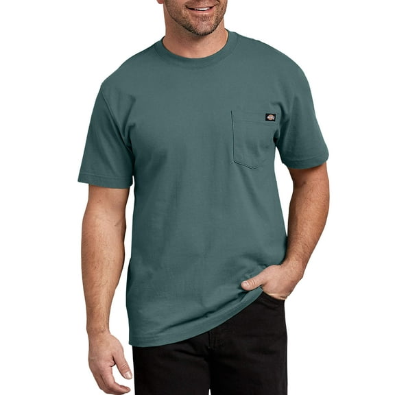 Big and Tall Men's Short Sleeve Heavyweight Crew Neck Tee