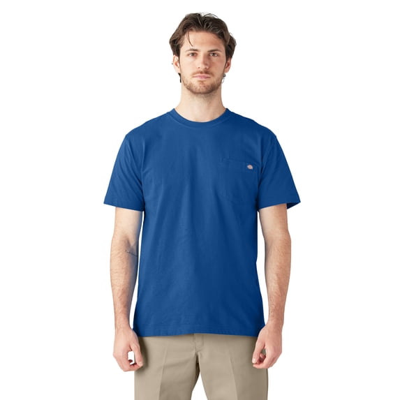 Big and Tall Men's Short Sleeve Heavyweight Crew Neck Tee