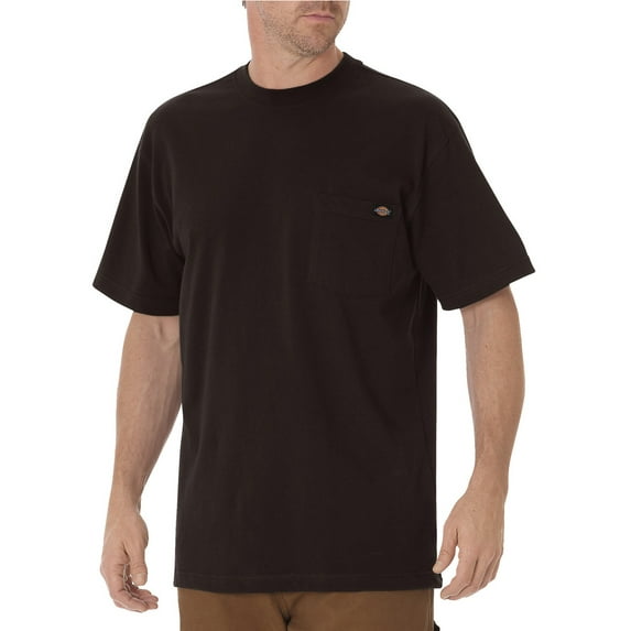 Big and Tall Men's Short Sleeve Heavyweight Crew Neck Tee
