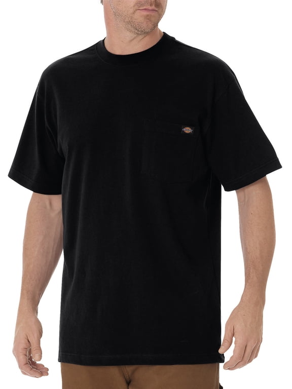 Big and Tall Men's Short Sleeve Heavyweight Crew Neck Tee
