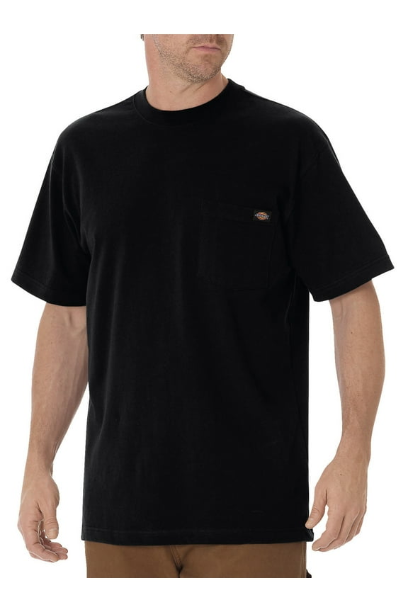 Big and Tall Men's Short Sleeve Heavyweight Crew Neck Tee