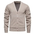 thumbnail image 1 of Big and Tall Mens Cardigan Fall Casual Sweater Vintage Open Front Slim Fit Warm Cozy Outerwear,L-4XL, 1 of 9
