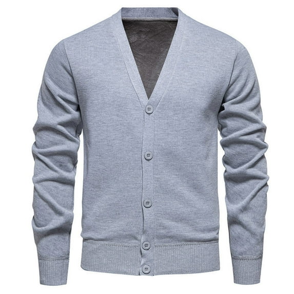 Big and Tall Mens Cardigan Fall Casual Sweater Vintage Open Front Slim Fit Warm Cozy Outerwear,L-4XL