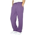 thumbnail image 1 of Big and Tall Mens Casual Pants Straight Fit Neutral Tone Casual Pants Elastic Waistband Streetwear Joggers Beach Vacation Trousers, 1 of 6