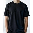 thumbnail image 1 of Big and Tall Mens Crew Neck Shirts - LCSS (Black, MT), 1 of 1