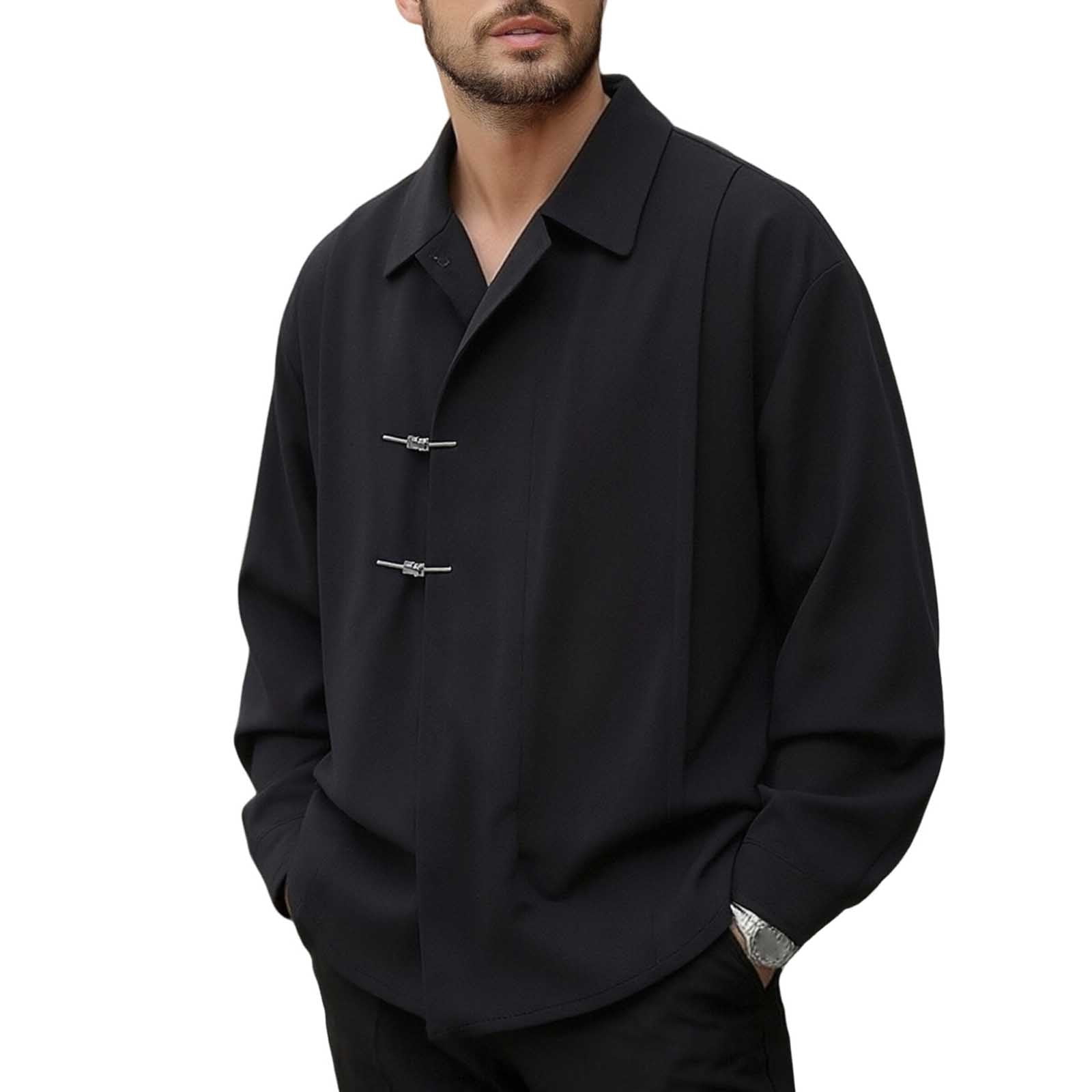 5xl black dress shirt Red Kap Men's Long Sleeve Poplin Dress Shirt, Size: 5XL, Black