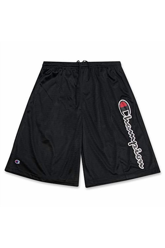 Big and Tall Mens Gym Shorts - Athletic Shorts for Men Mesh Shorts with Pockets Black 4X