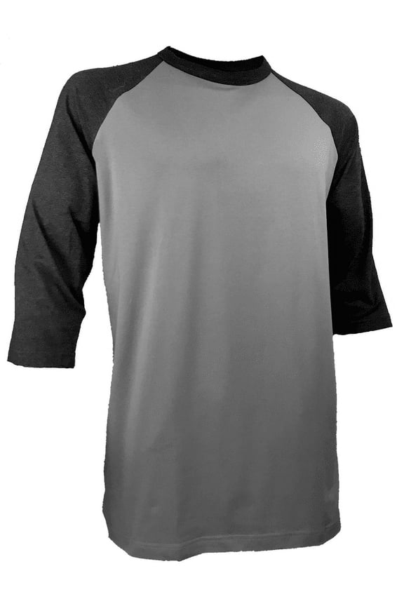 Big and Tall Mens Raglan Baseball Shirts - RCQS