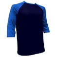 thumbnail image 1 of Big and Tall Mens Raglan Baseball Shirts - RCQS, 1 of 4