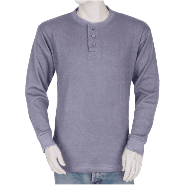 Big and Tall Mens Thermal Henley Shirt - THLS