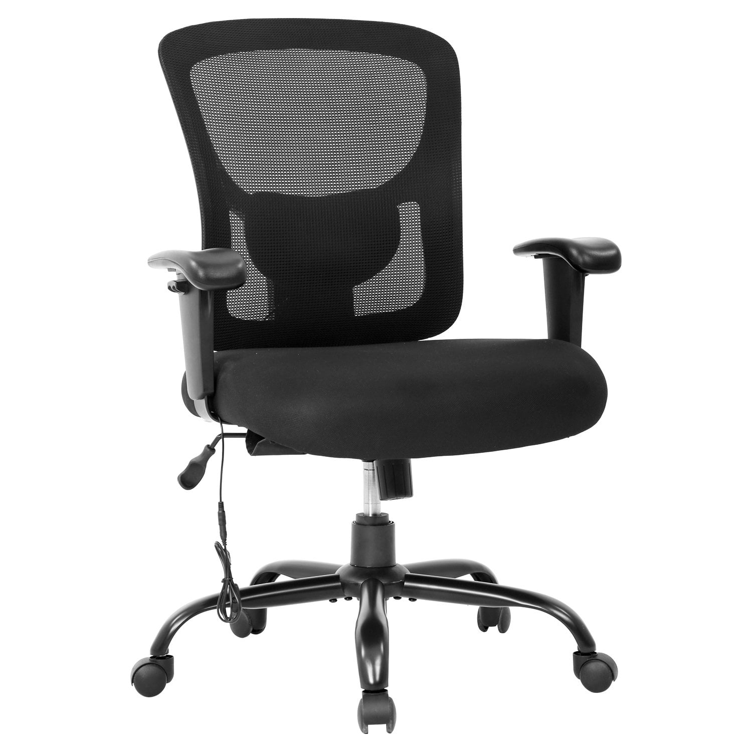 BestOffice 400lbs Mesh Office Chair Wide Seat Adjustable Black Walmart