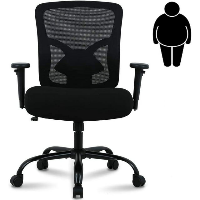 Big and Tall Office Chair Heavy Duty Computer Chair 400LBS Desk Chair