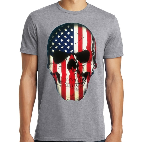 Big and Tall Patriotic Flag Skull