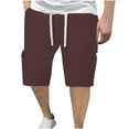 thumbnail image 1 of Big and Tall Shorts Work Out Shorts for Men Shorts Cargo Men's Elastic Waist Cargo Shorts Mens Elastic Waist Shorts Cargo Short for Men Short Men, 1 of 5