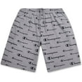 thumbnail image 1 of Big and Tall Shorts for Men - Athletic Shorts Loose Fit Performance Shorts Heather Grey Navy 2X, 1 of 5